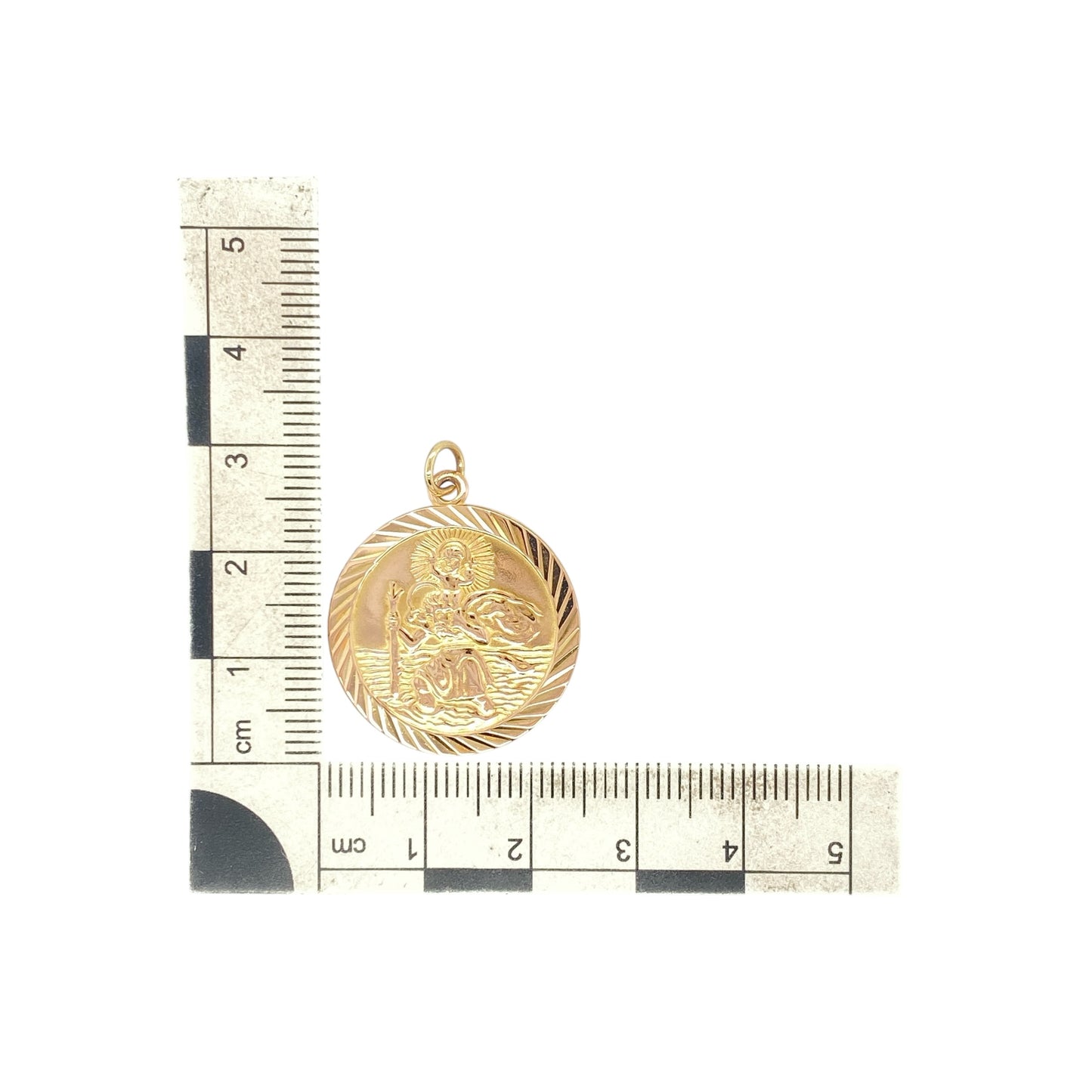 9ct Gold St Christopher Pendant