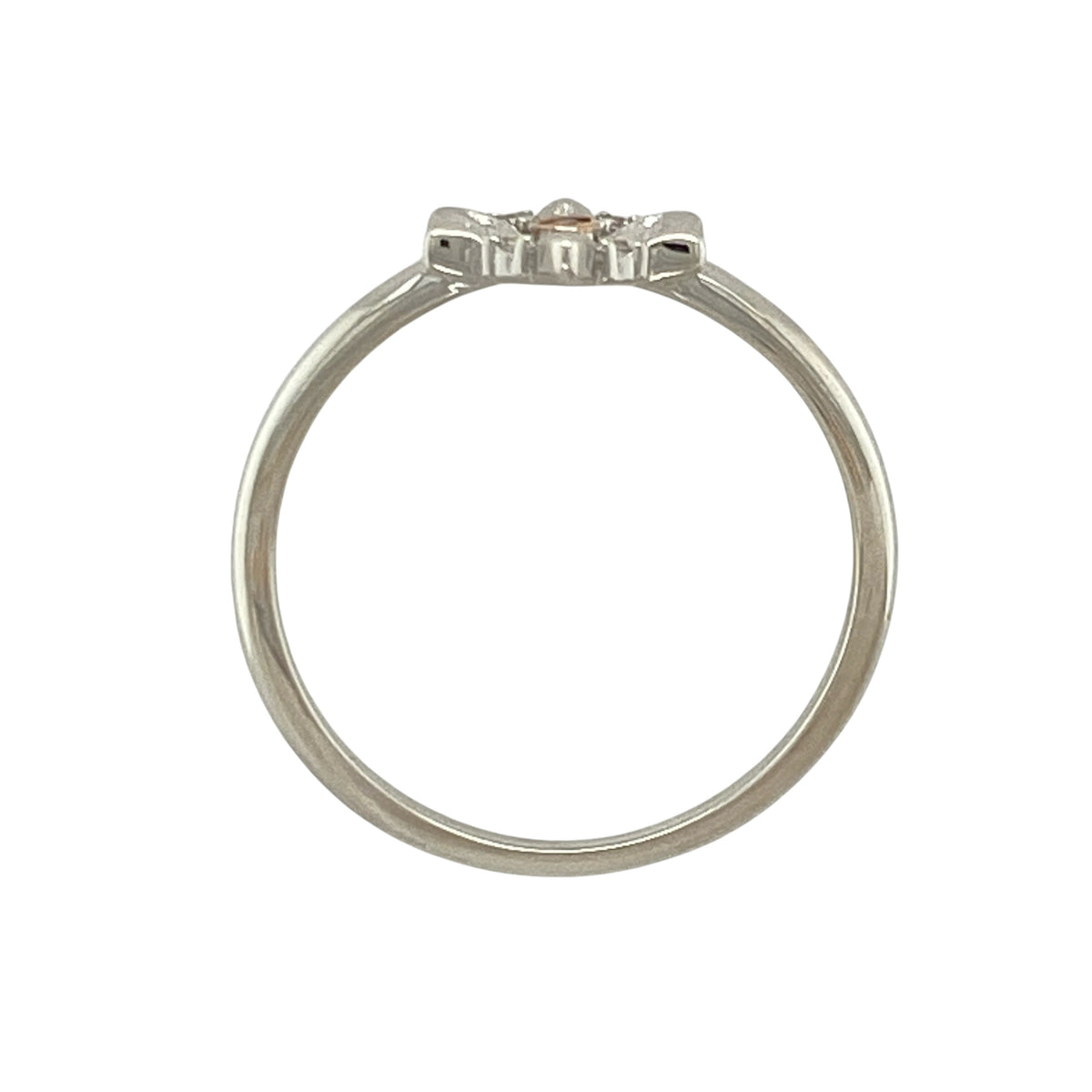 925 Silver & White Topaz Clogau Lady Snowdon Flower Ring