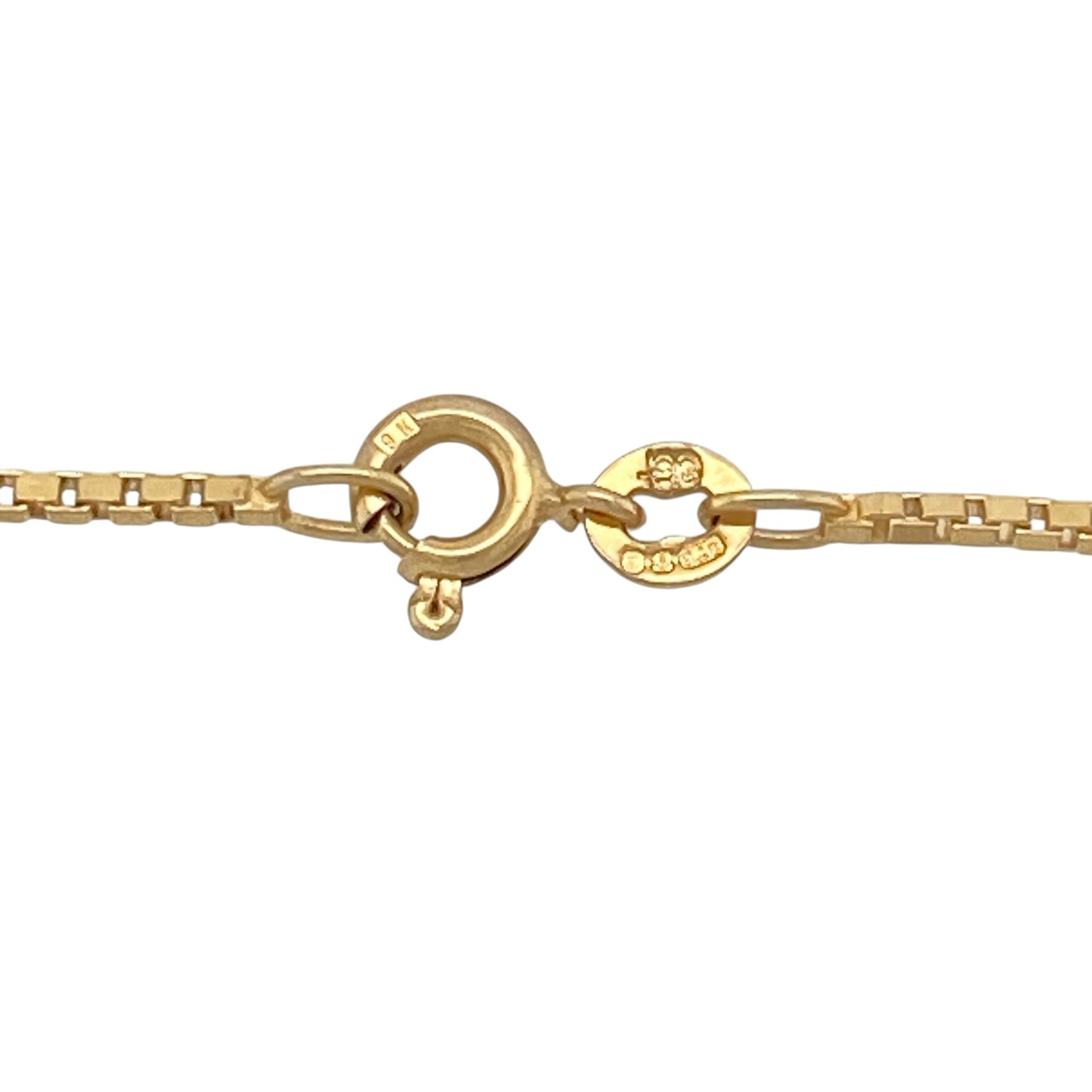 9ct Gold & 22ct Half Sovereign 19" Necklace