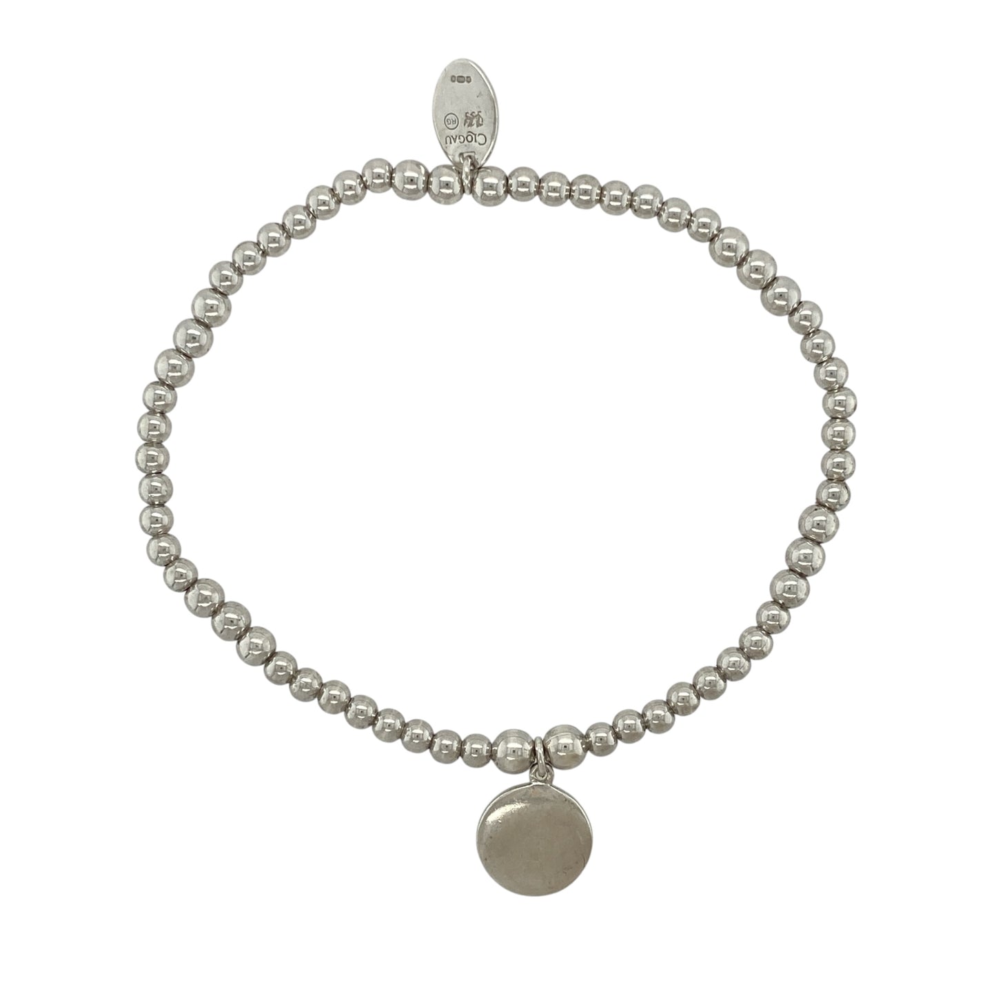 This pre-owned Clogau Tree of Life round tag beaded stretchy bracelet is a distinctive two-tone design, combining 925 silver with signature 9ct rose gold detailing.
Design: Featuring a round tag with Clogau’s iconic Tree of Life detailing, this bracelet has a beaded stretchy design with contrasting rose gold accents.
Material: Made from 925 sterling silver with 9-carat rose gold detailing.
Bracelet Detail: Beaded stretchy bracelet featuring a round Tree of Life tag.
Size & Weight: Total weight 5.30 grams.