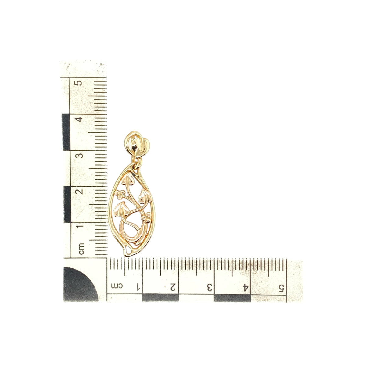9ct Gold Clogau Tree of Life Marquise Shaped Pendant