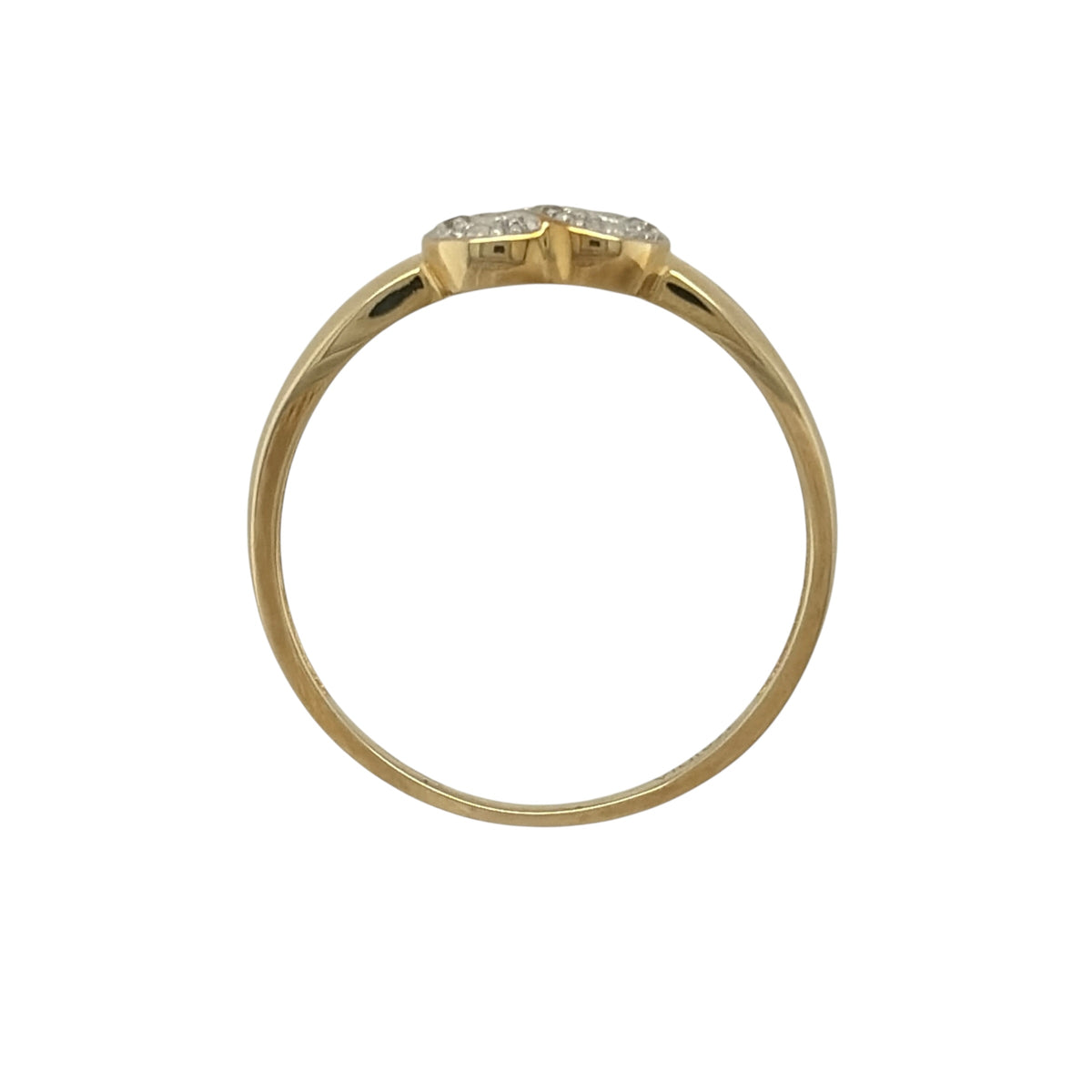 9ct Gold & Diamond Heart Ring
