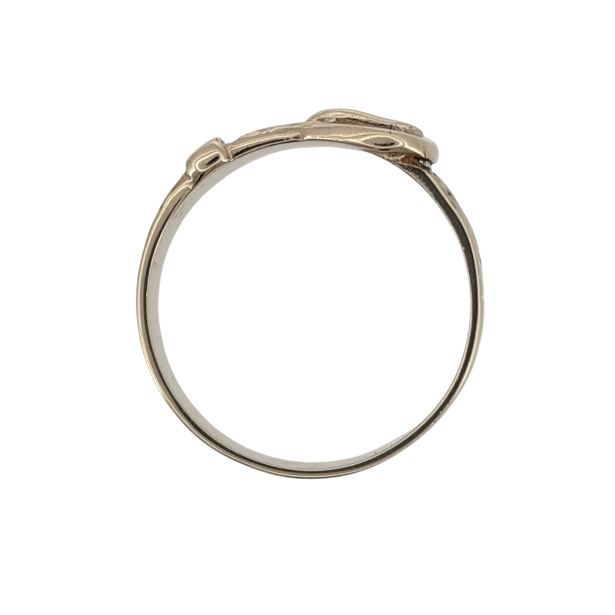 9ct Gold Buckle Ring