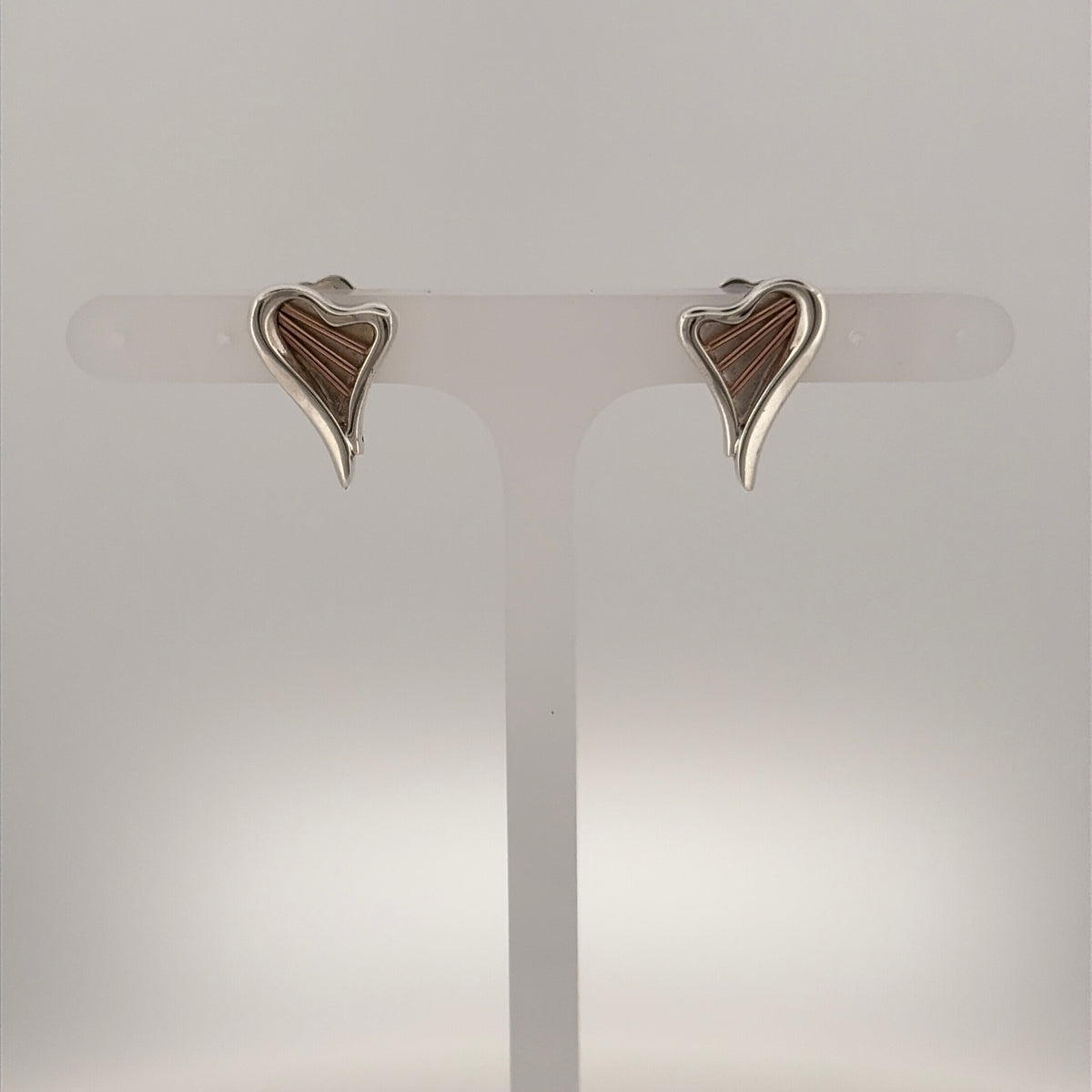 925 Silver Clogau Heartstring Stud Earrings