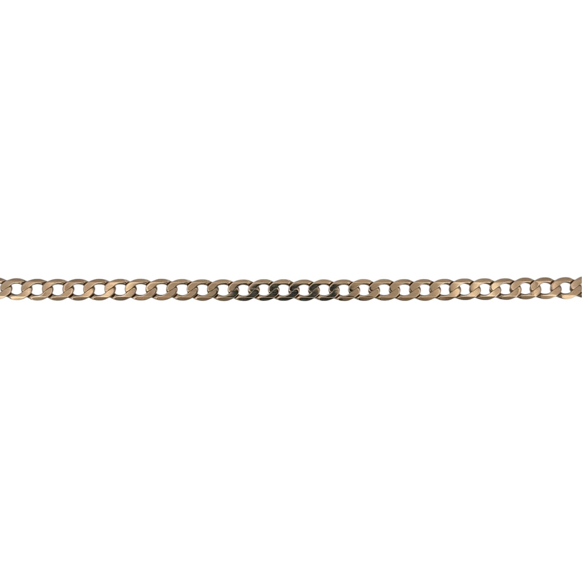 9ct Gold 7.5" Curb Bracelet
