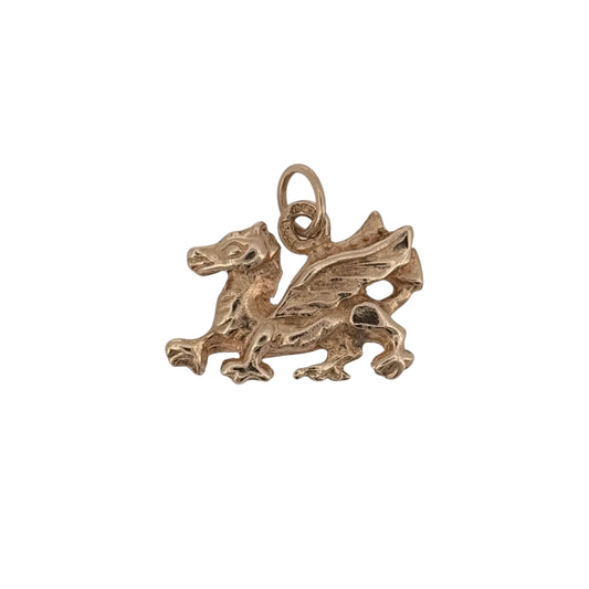 Celebrate Welsh heritage with this pre-owned 9ct yellow gold Welsh Dragon pendant, featuring the iconic national symbol of Wales in a detailed gold design.
Design: The pendant features a traditional Welsh Dragon motif, creating a distinctive piece inspired by Welsh heritage and symbolism.
Material: Made from 9-carat yellow gold, the warm gold tone highlights the detailing of the dragon design.