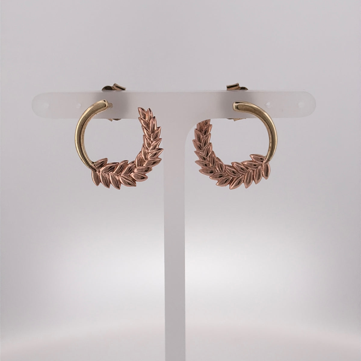 9ct Gold Clogau Lilibet Hoop Stud Earrings