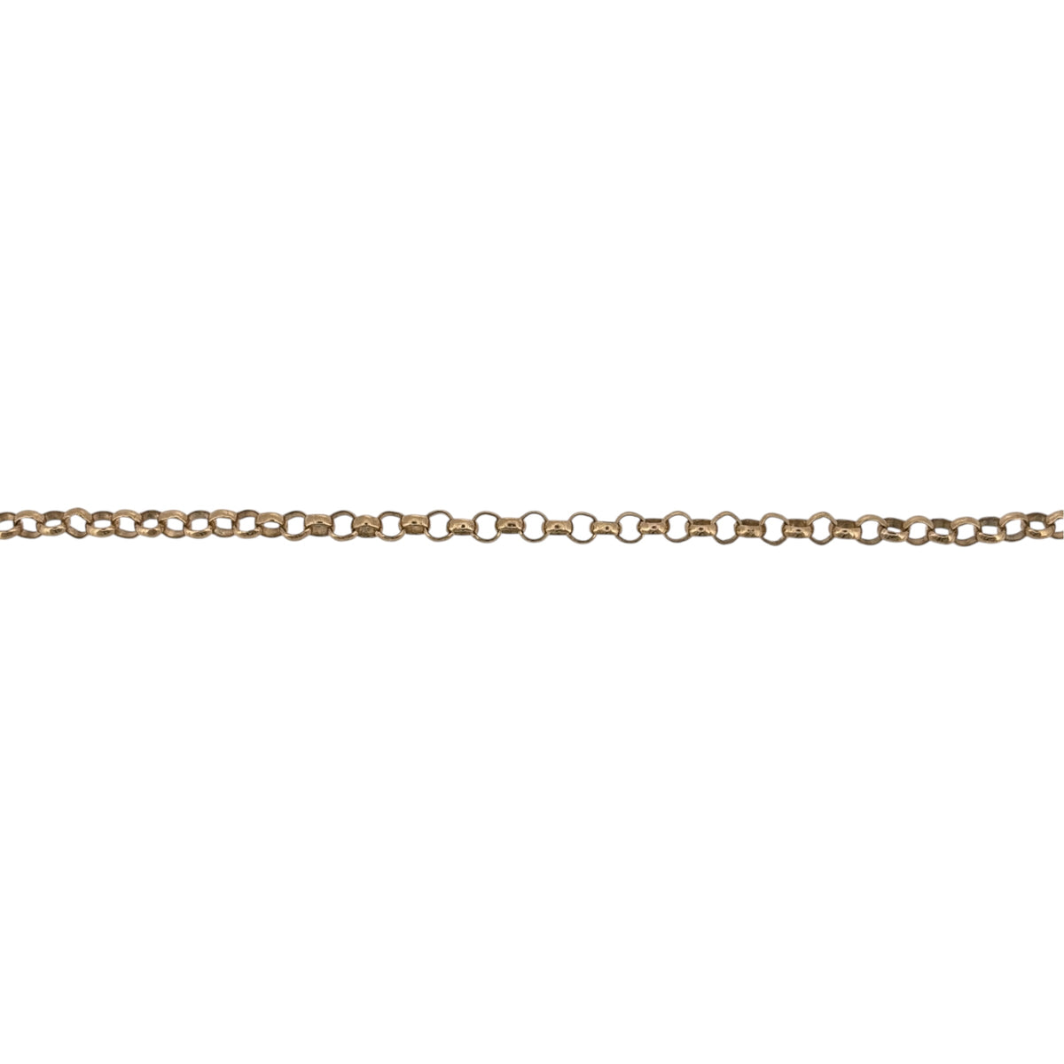 9ct Gold 7" Heart Padlock Belcher Bracelet