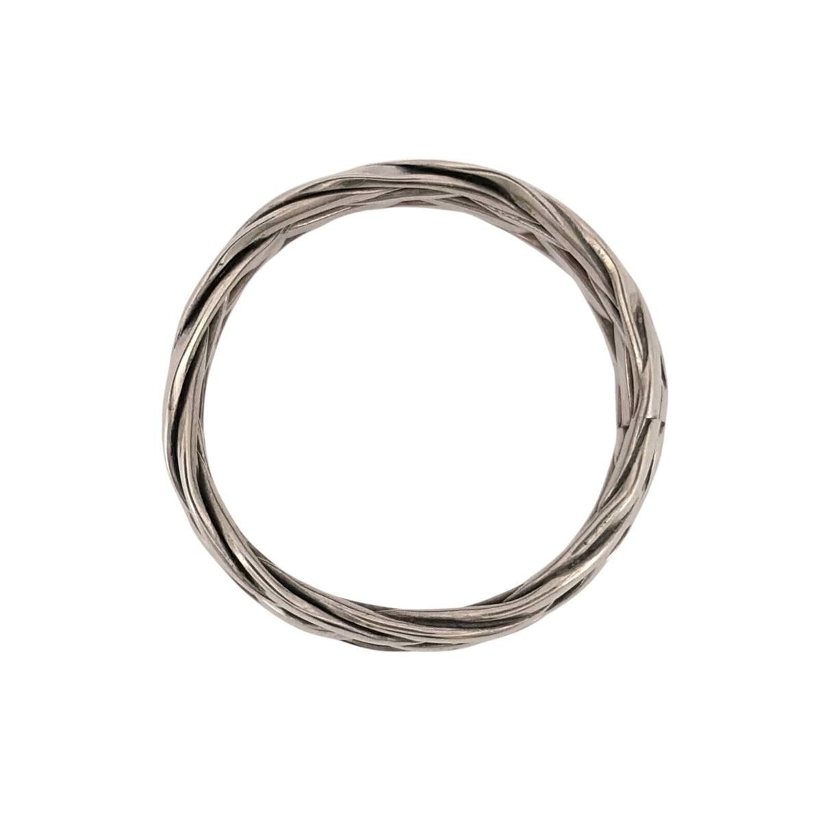 925 Silver Celtic Woven Band Ring