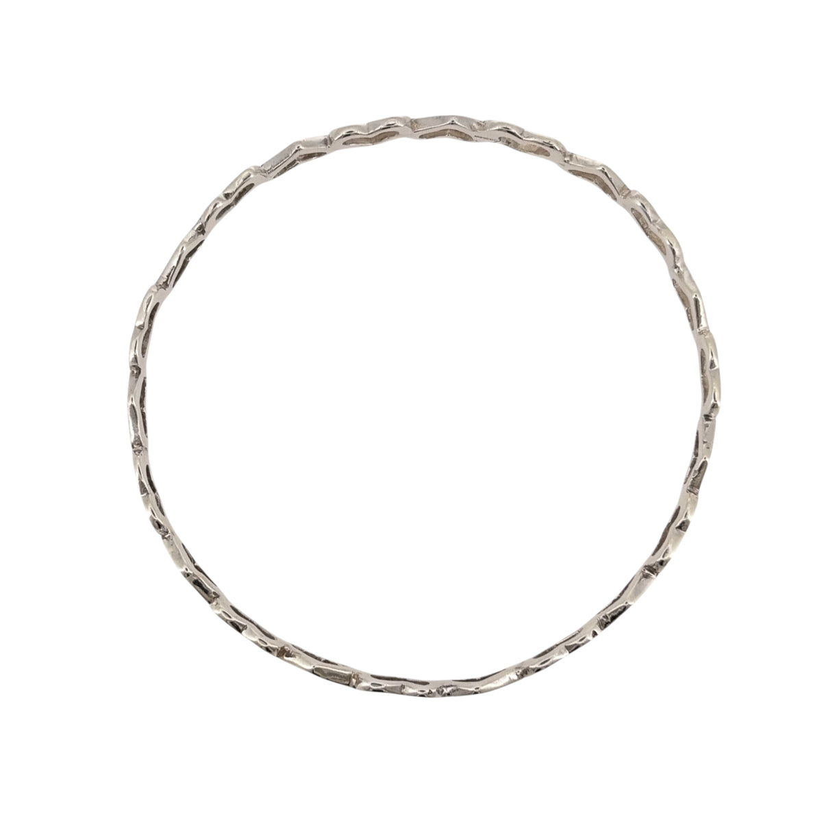 925 Silver Heart Bangle