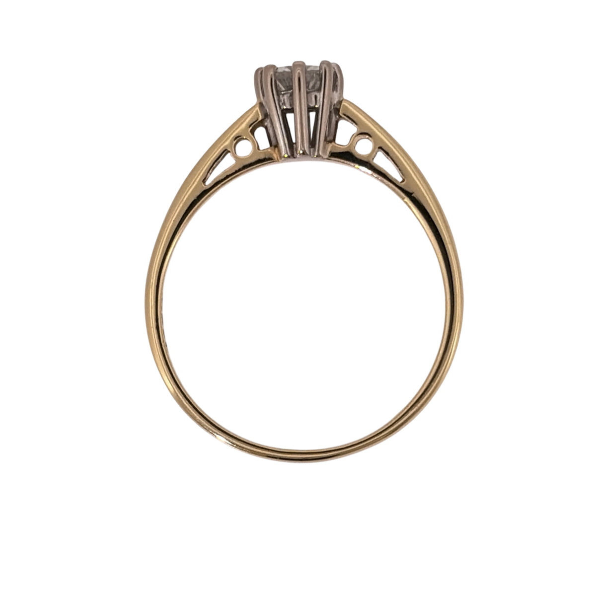 18ct Gold & Diamond Solitaire Ring
