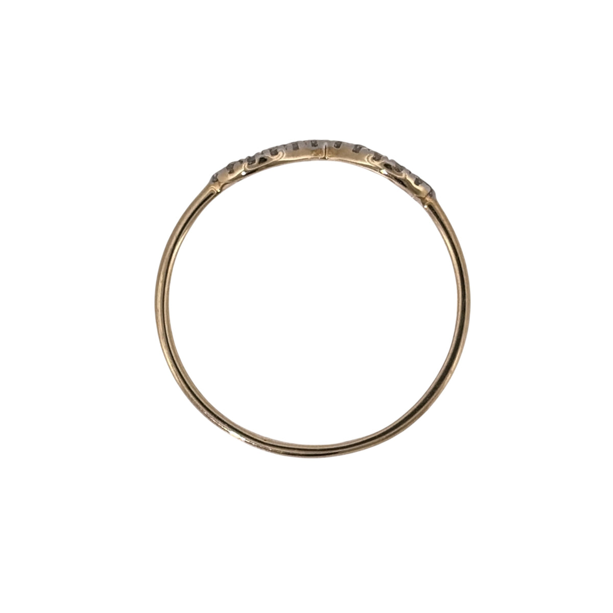 10ct Gold & Diamond Infinity Ring