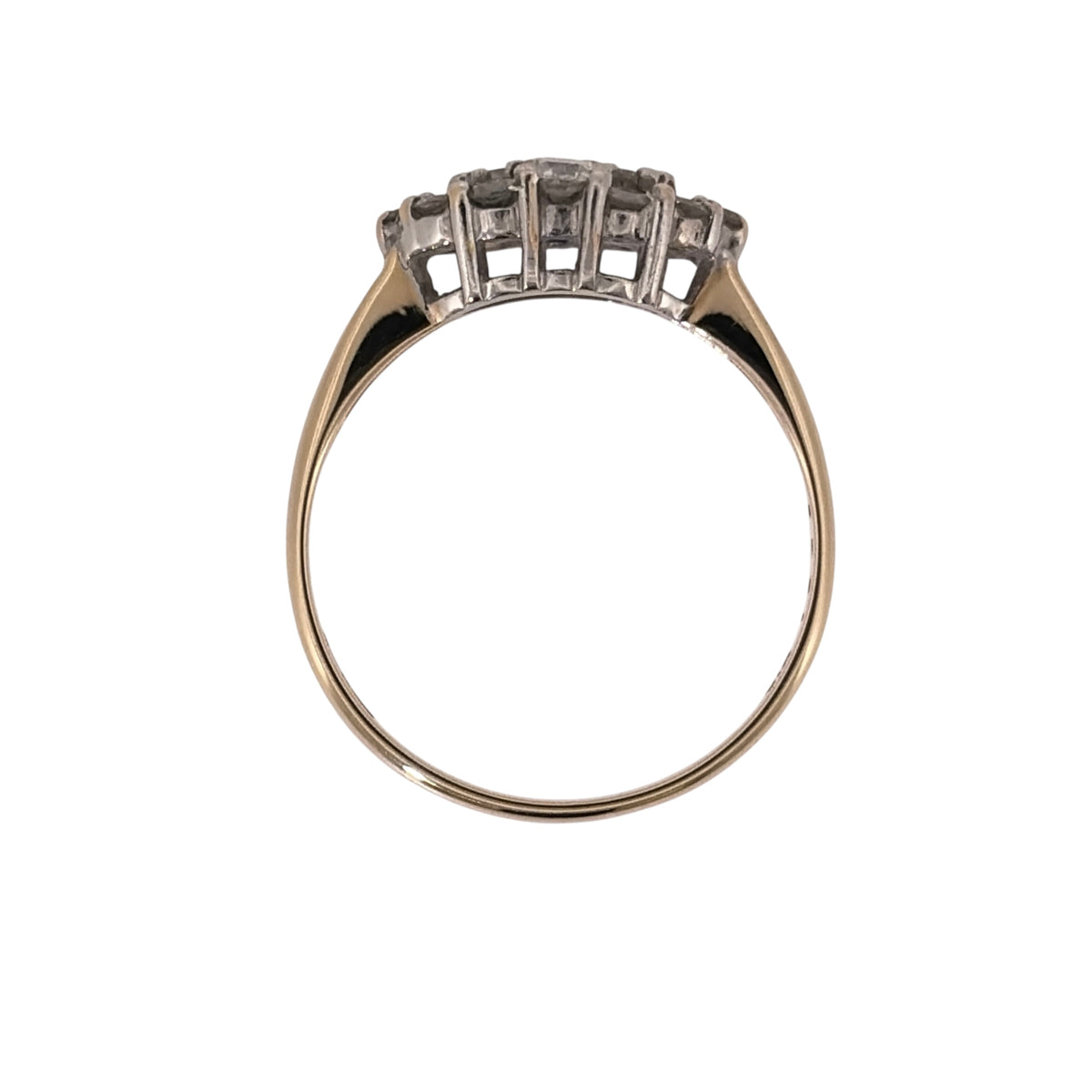 9ct Gold & Diamond Cluster Ring