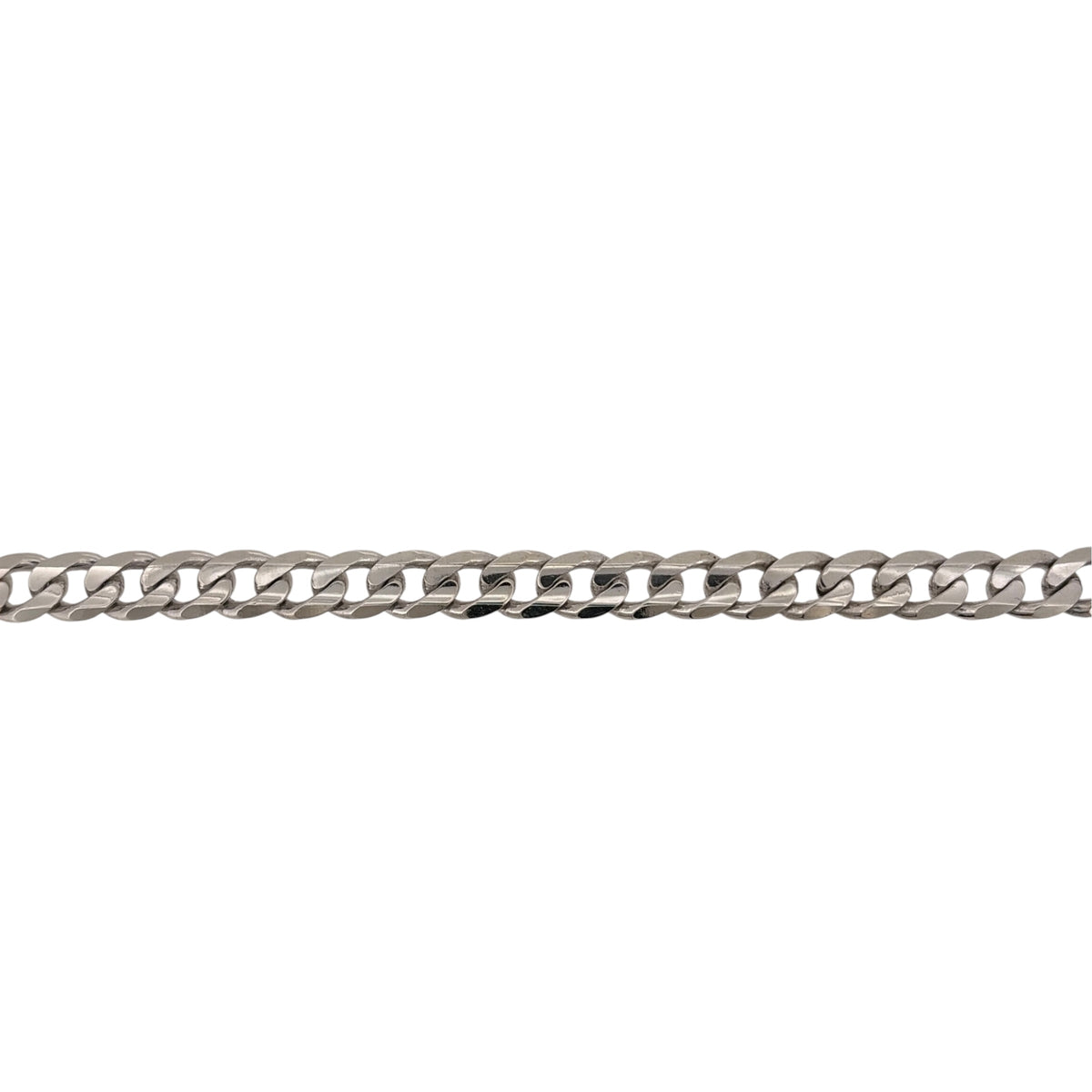 925 Silver 8" Curb Bracelet