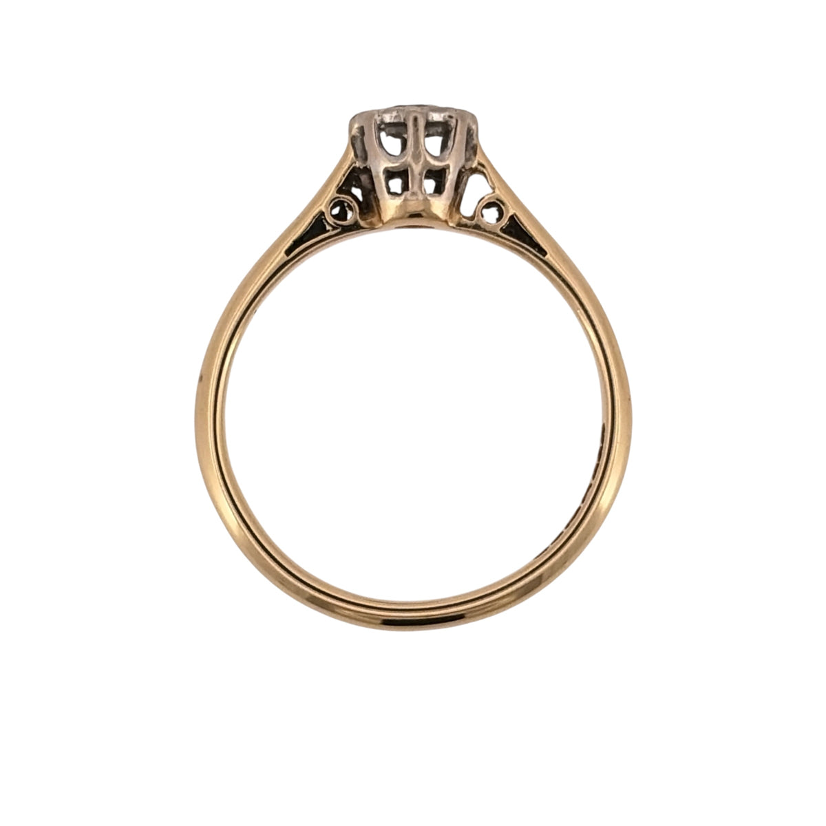 18ct Gold & Diamond Solitaire Ring