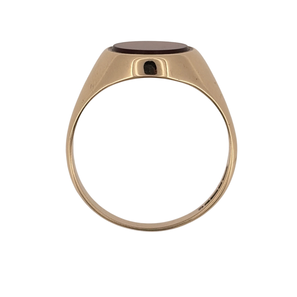 9ct Gold & Carnelian Oval Signet Ring