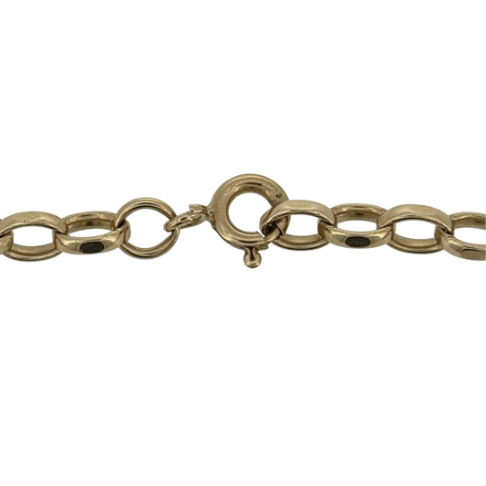 Add a classic and versatile piece to your jewellery collection with this pre-owned 9ct yellow gold oval link belcher chain, featuring a traditional link design and a timeless gold finish.
Design: The chain features a classic belcher style with interlocking oval links, creating an attractive and elegant appearance.
Material: Made from 9ct yellow gold, offering a traditional warm gold finish.