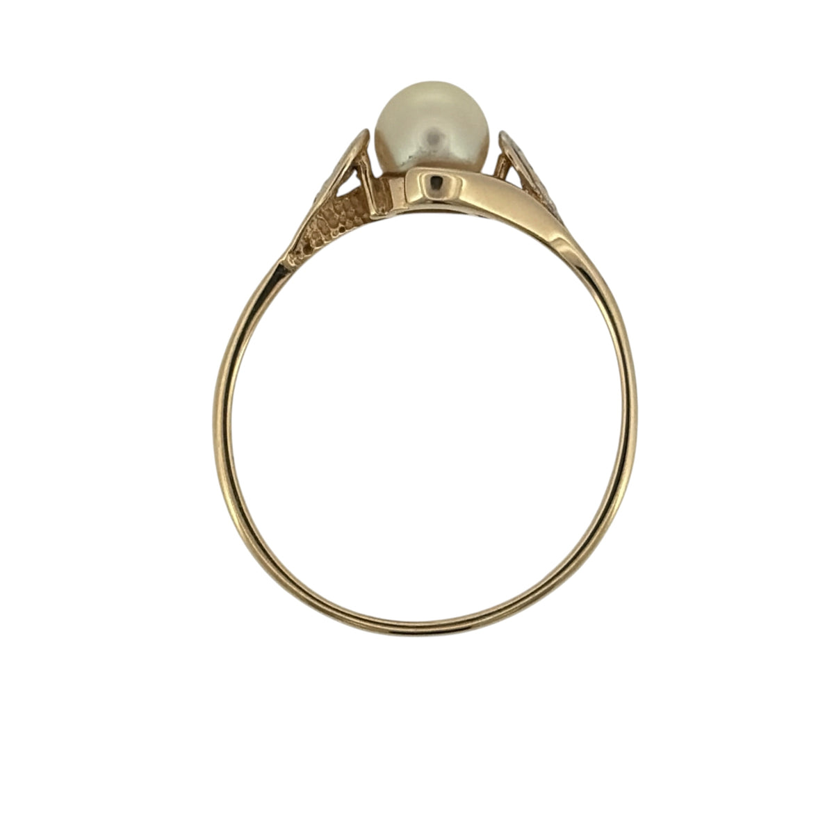 9ct Gold Diamond & Pearl Ring