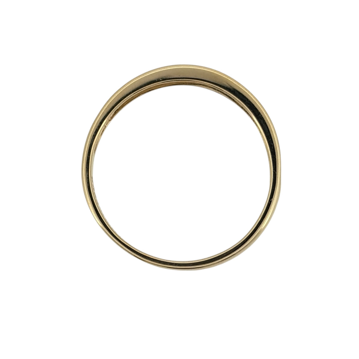 9ct Gold & Diamond Open Celtic Patterned Band Ring