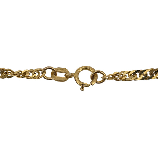 Add an elegant touch to your jewellery collection with this pre-owned 9ct yellow gold Singapore chain, featuring a decorative twisted link design in a classic warm gold finish.
Design: The chain features a traditional Singapore link design, with intricately twisted links creating an attractive and distinctive appearance.
Material: Made from 9ct yellow gold, offering a classic warm gold finish that beautifully complements the decorative twisted design.