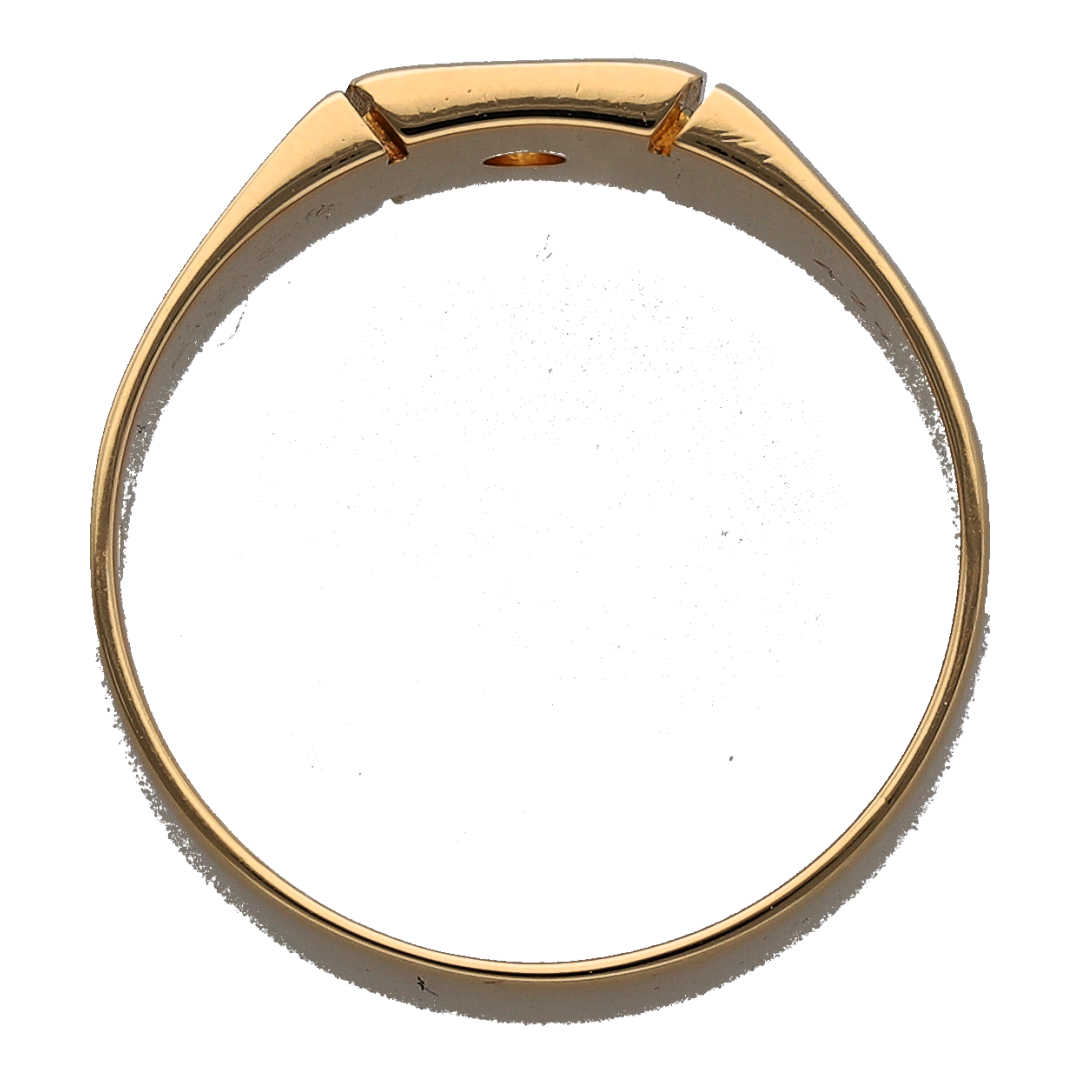 18ct Gold & Diamond Signet Ring