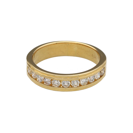 18ct Gold & Diamond Set Band Ring