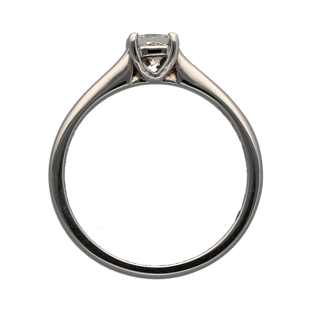 Platinum & Diamond Set Solitaire Ring