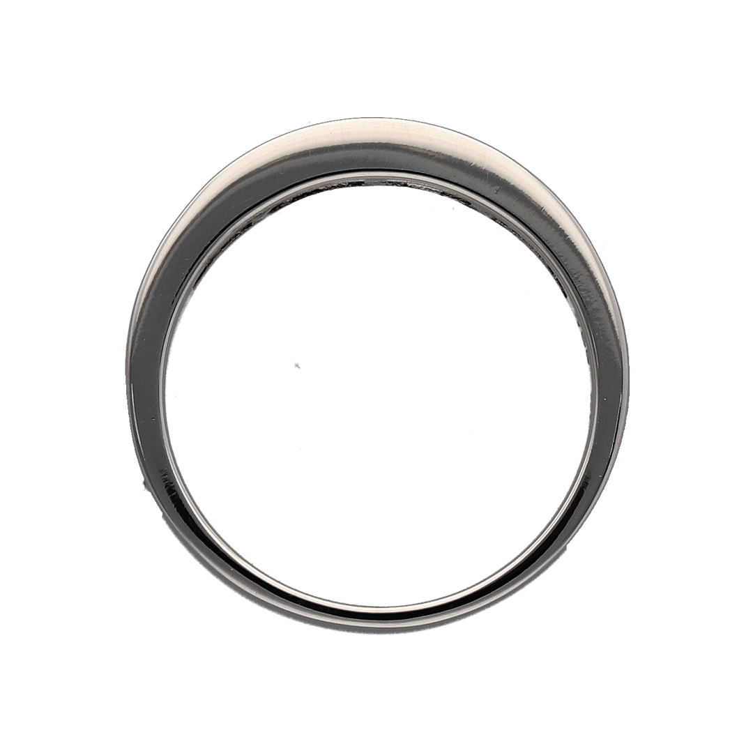 18ct White Gold & Diamond Band Ring