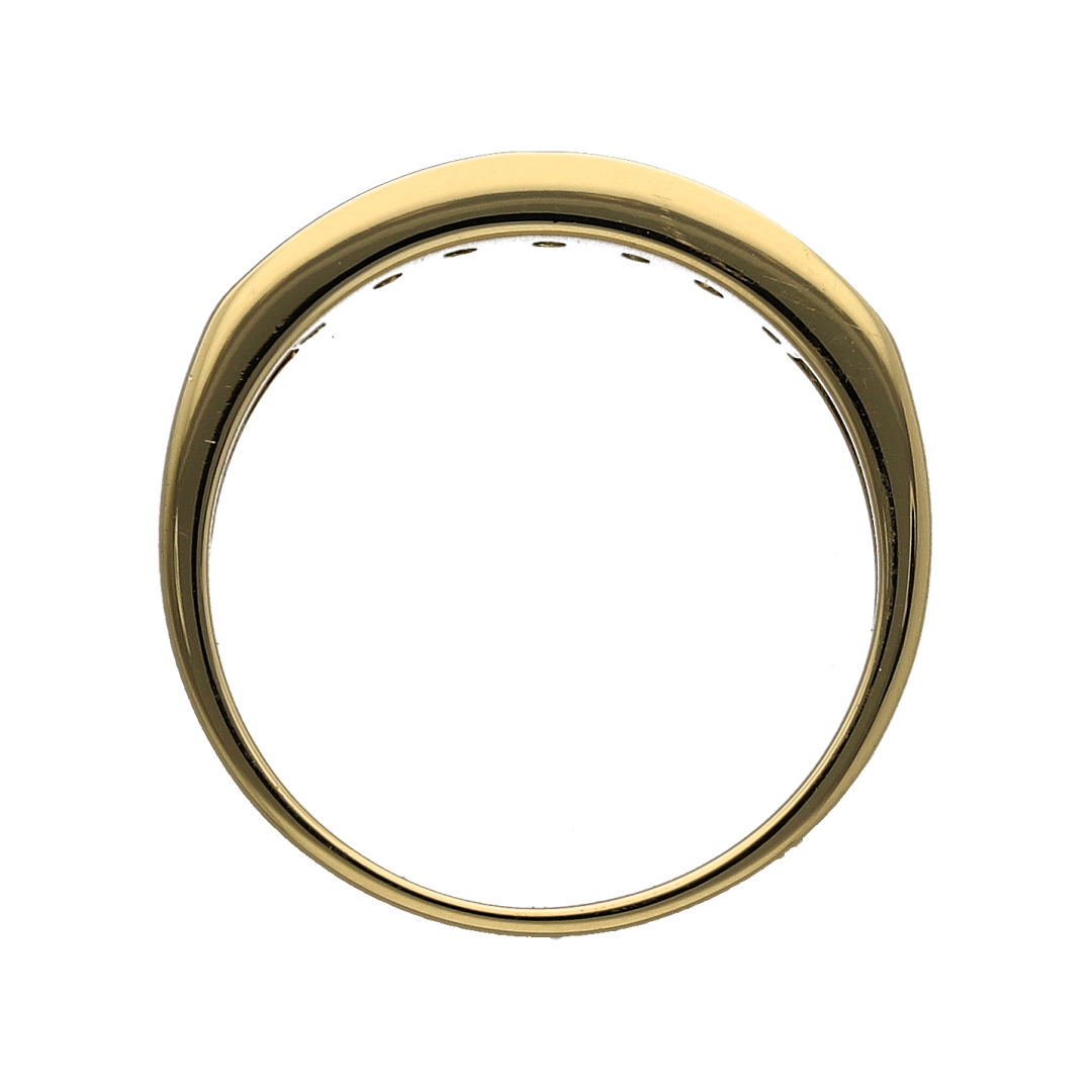 18ct Gold & Diamond Seven Stone Band Ring