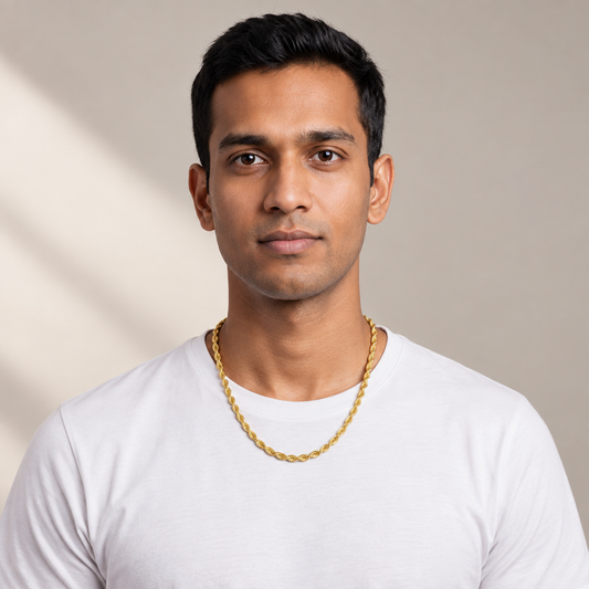 9ct Gold 18" Rope Chain