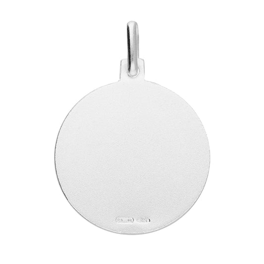 A New Silver Round St Christopher Pendant with the weight 3.10 grams