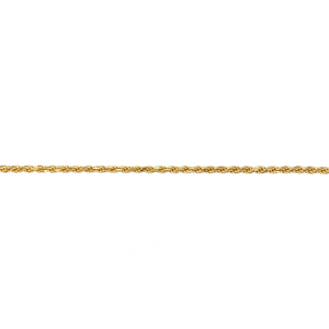 New 9ct Solid Gold 26" Rope Chain