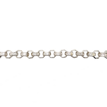 Load image into Gallery viewer, New Solid 925 Silver 25&quot; Patterned Octagonal Link Chain
