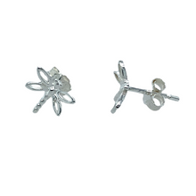 Load image into Gallery viewer, 925 Silver Dragonfly Stud Earrings
