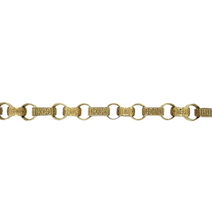 New 9ct Solid Gold Gypsy Style 9" Belcher Bracelet 36 grams