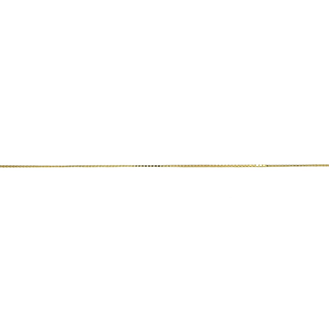 9ct Gold 18" Box Chain