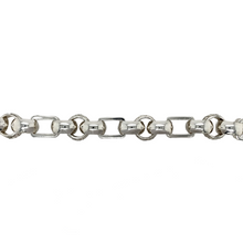 Load image into Gallery viewer, New 925 Silver &amp; Cubic Zirconia 28&quot; Gypsy Link Chain 156 grams
