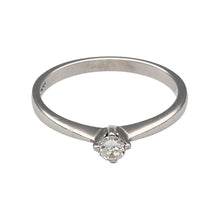Load image into Gallery viewer, New 9ct White Gold &amp; Diamond 15pt Solitaire Ring
