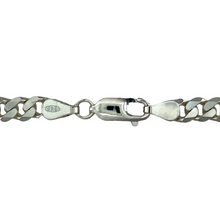 Load image into Gallery viewer, New Solid 925 Silver 30&quot; Flat Curb Chain with the weight 34.50 grams and link width 6mm

