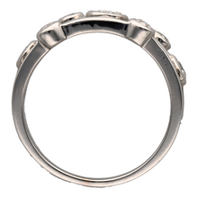 Load image into Gallery viewer, New 18ct White Gold &amp; Diamond Set Bubble Ring
