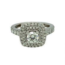 Load image into Gallery viewer, SALE 18ct White Gold Diamond Cluster Ring
