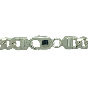 New Solid 925 Silver 26" Curb Chain with the weight 122.60 grams and link width 9mm