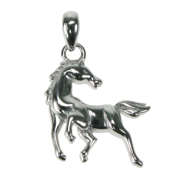 925 Silver Horse Pendant