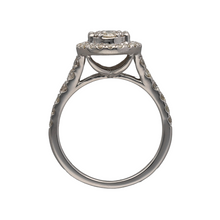 Load image into Gallery viewer, New 9ct White Gold &amp; Diamond Oval Halo Ring
