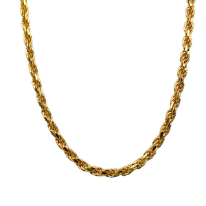 New 9ct Solid Gold 26" Rope Chain