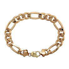 Load image into Gallery viewer, 9ct Gold 9&quot; Figaro Bracelet 45 grams
