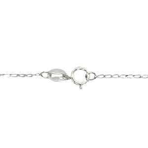 925 Silver & Rose Quartz 16" Necklace