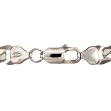 Load image into Gallery viewer, New 925 Silver 22&quot; Curb Chain with the weight 40.50 grams and link width 7mm

