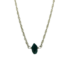Load image into Gallery viewer, 925 Silver &amp; Blue Apatite 16&quot; Necklace
