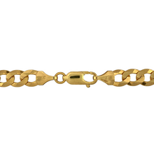 Load image into Gallery viewer, New 9ct Yellow Gold 24&quot; Curb Chain with the weight 26.40 grams and link with 7mm
